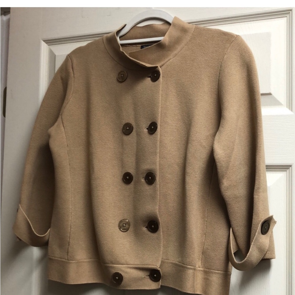 Talbots sweater jacket LP